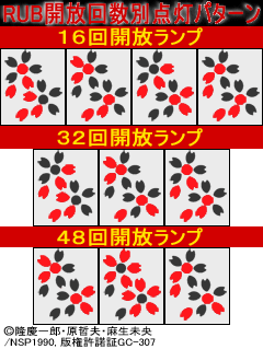 1.2.1 RUB開放回数別点灯パターン画像