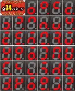 1.1.1 通常大当り確定の7セグ画像