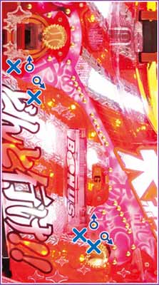 1.2.1 アタッカー&電チュー周辺[釘読み]画像