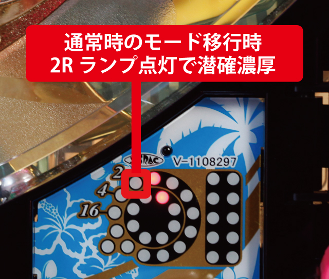1.1.1 LIVE中継モード・潜確判別(ランプ)画像