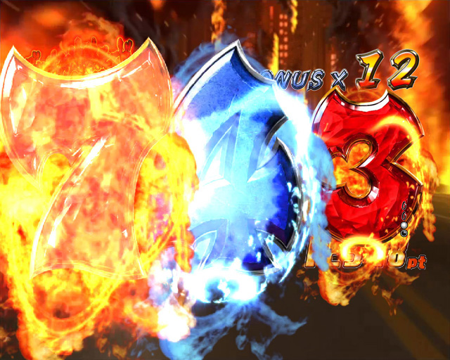 8.1.1 図柄アクション連続予告[ゴッサム灼熱・監視モード]画像