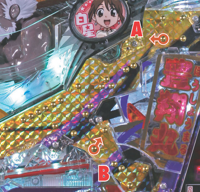 2.2.1 スルー&電チュー&アタッカー周辺[釘読み]画像