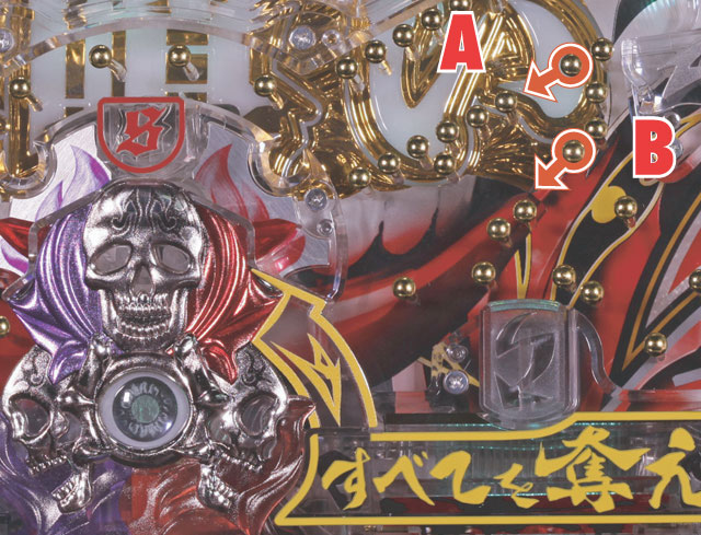 3.4.1 電チュー&右アタッカー周辺[釘読み]画像