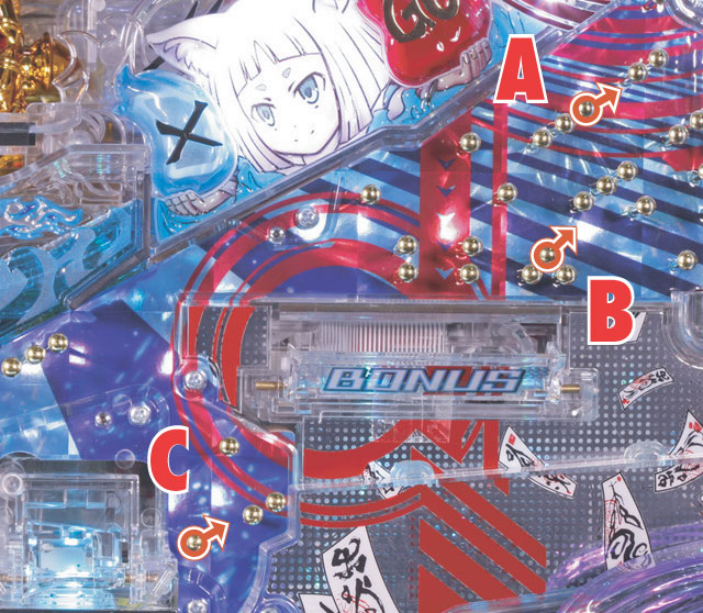 2.2.1 アタッカー&電チュー周辺[釘読み]画像
