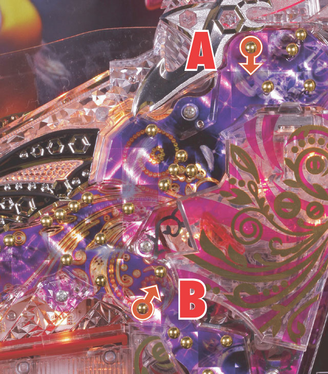 2.2.1 スルー&電チュー&アタッカー周辺[釘読み]画像