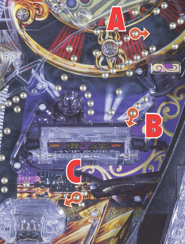 2.2.1 スルー&アタッカー&電チュー周辺[釘読み]画像