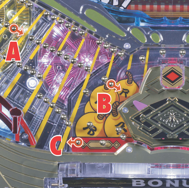 2.2.1 電チュー&アタッカー周辺[釘読み]画像