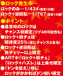 5.5.1 リールロック時・成立フラグ可能性割合