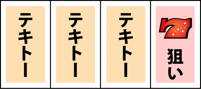 通常時の打ち方