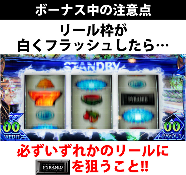 ボーナス中の打ち方