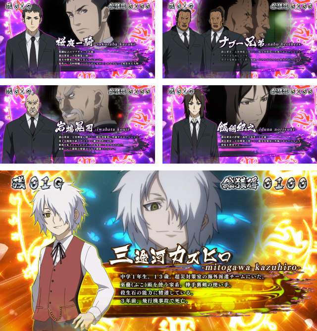 6.2.1 喰霊ボーナス(青7)中のキャラ紹介による設定示唆