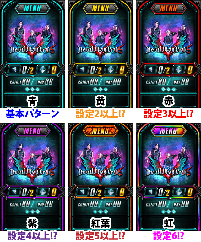 4.1.1 サブ液晶の表示色